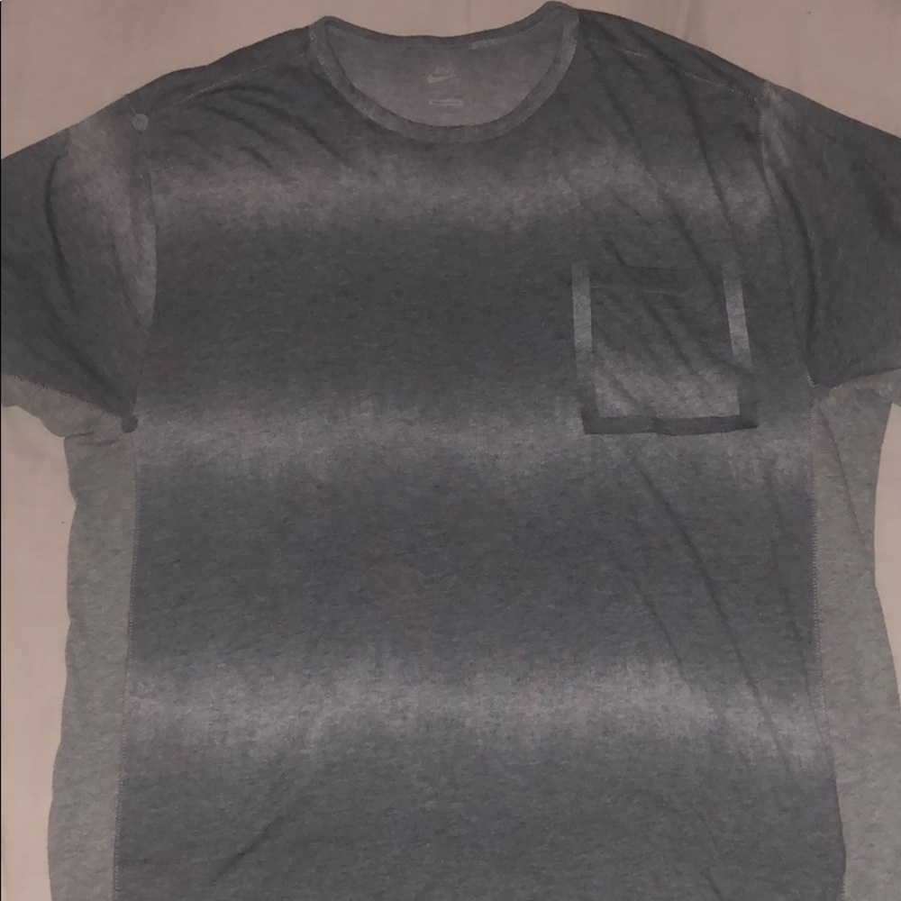Nike Skateboard Gray T-Shirt XXL W/ Chest Pocket